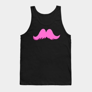 The Pink Stache Tank Top